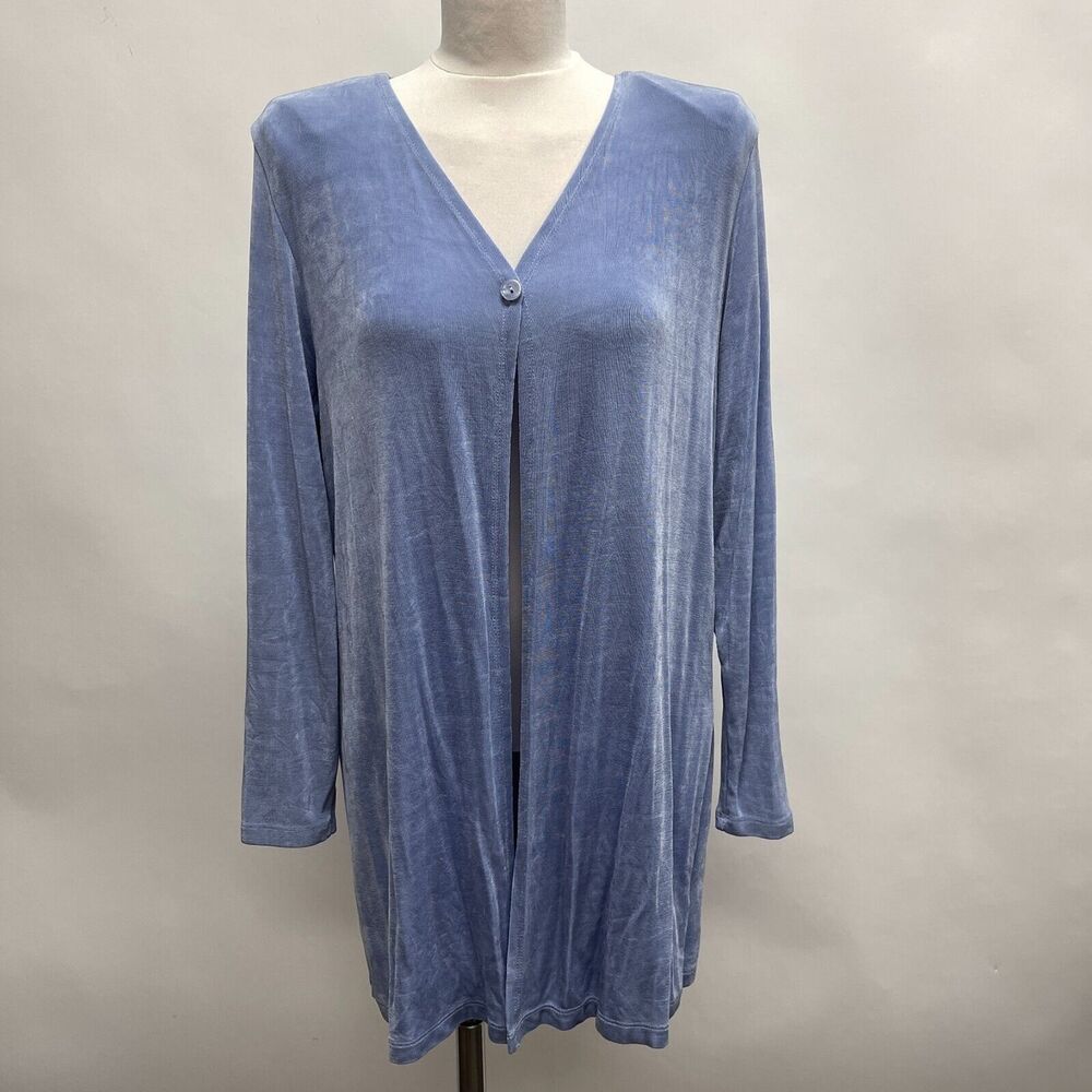 Weekenders Top Size Medium Blue Long Sleeve